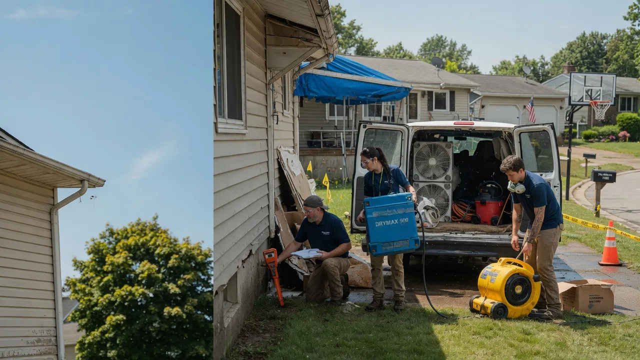 Ceiling Leak Cleanup in Marietta, OH near me