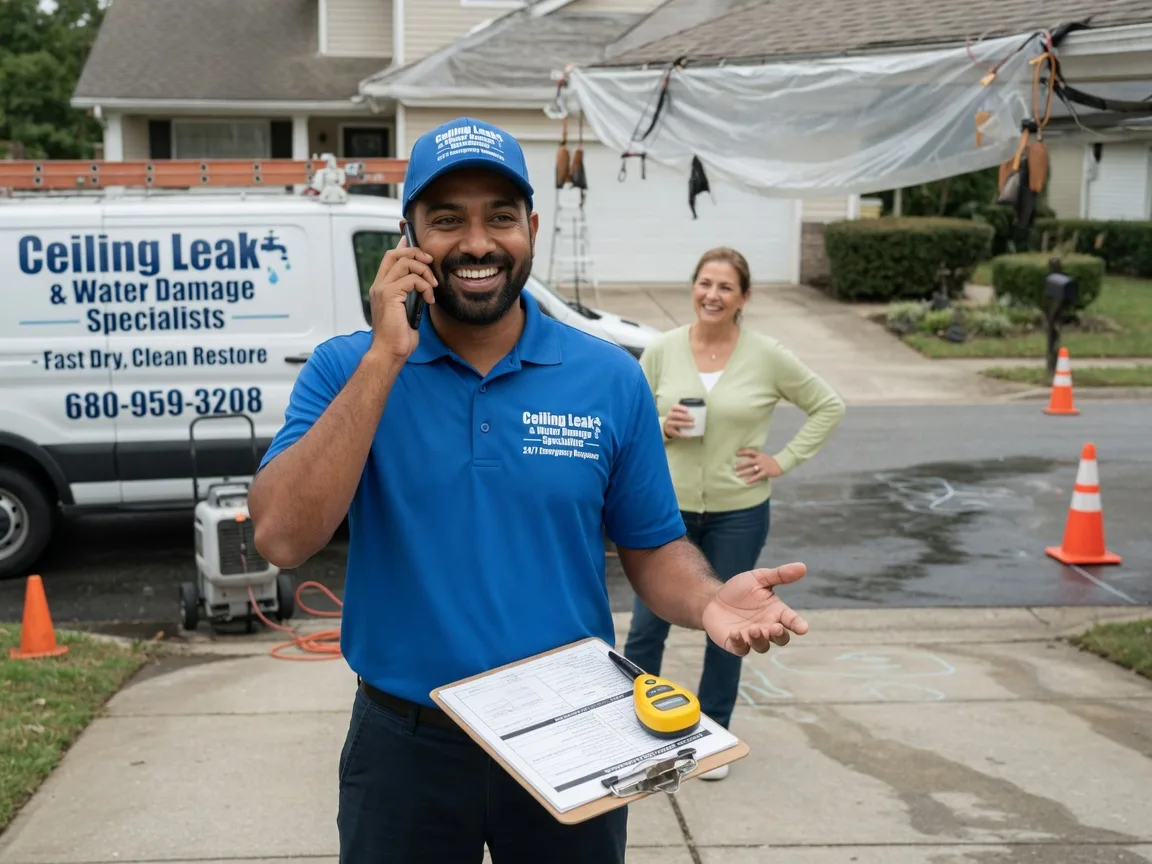 Ceiling Leak Cleanup Marietta, OH FAQs
